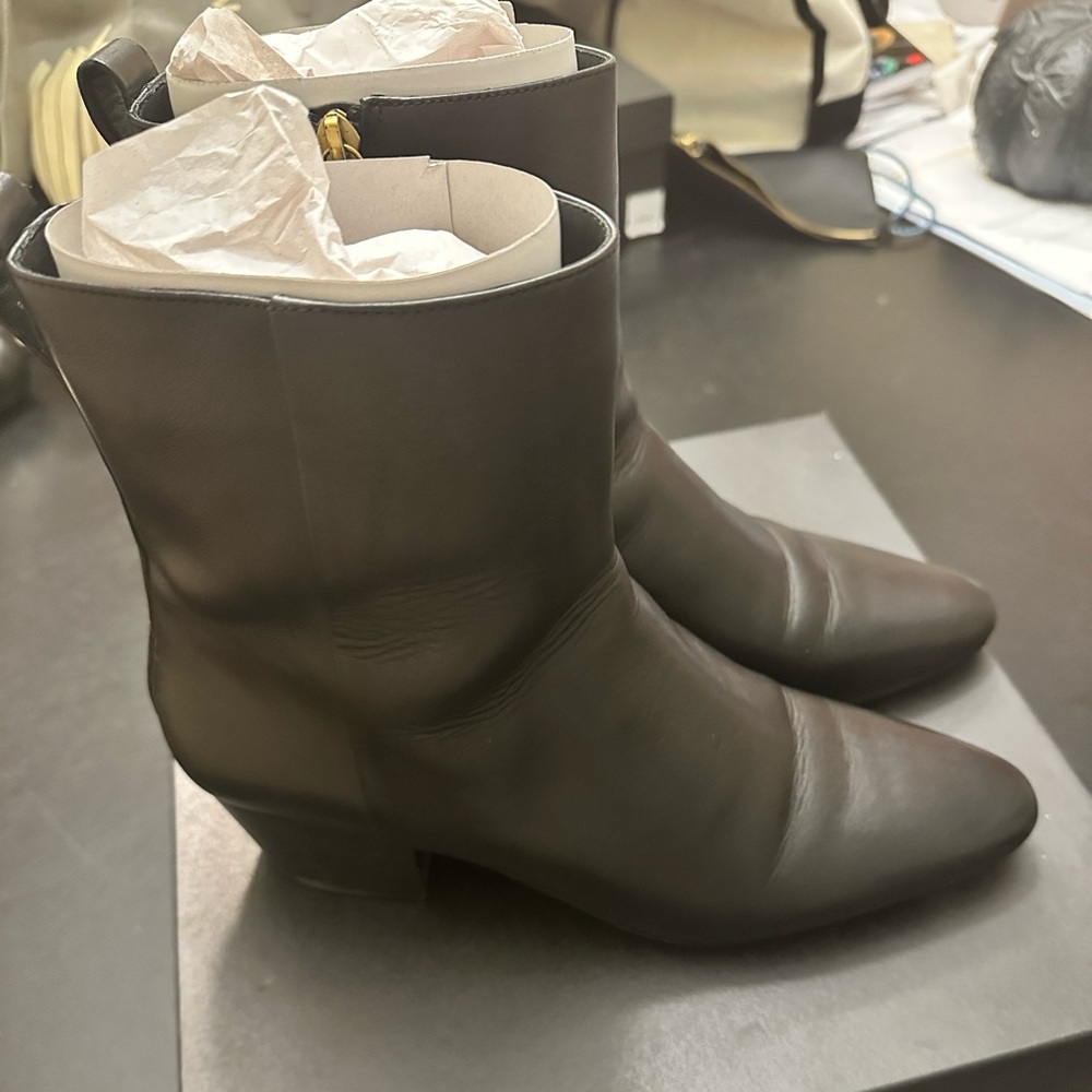 J.Crew Leather Western Boot